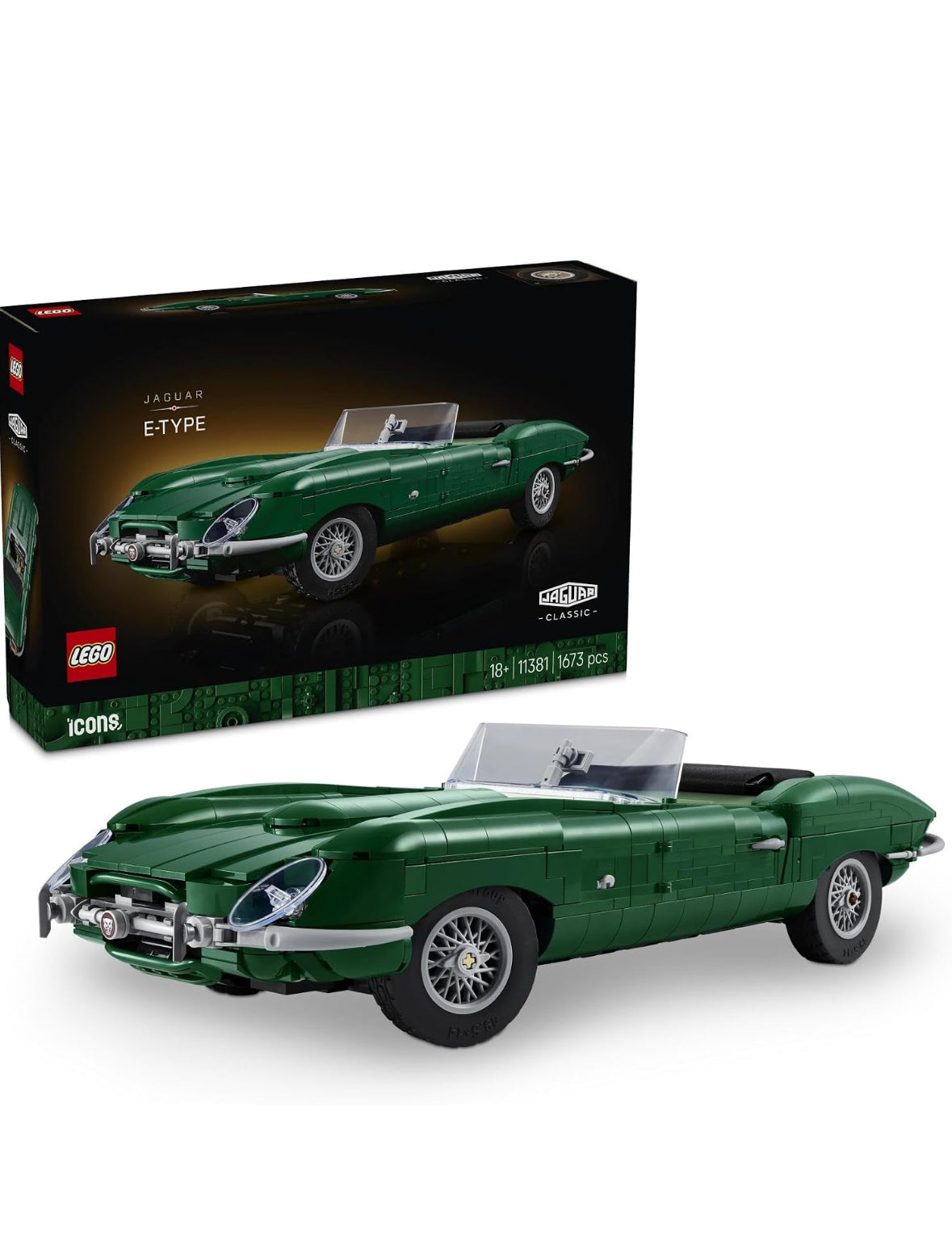 LEGO Icons Jaguar E-Type (11381) Ages 18+