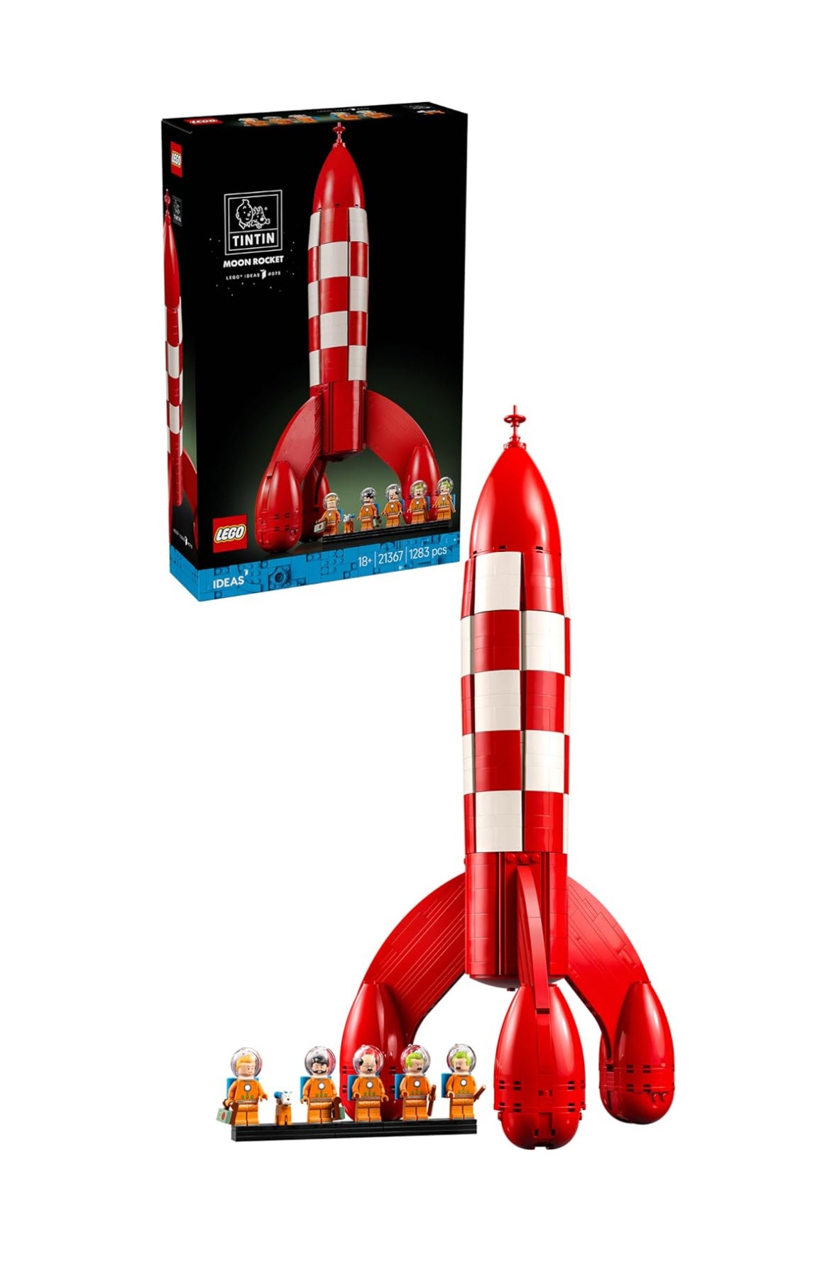 LEGO Ideas Tintin Moon Rocket (21367) Ages 18+
