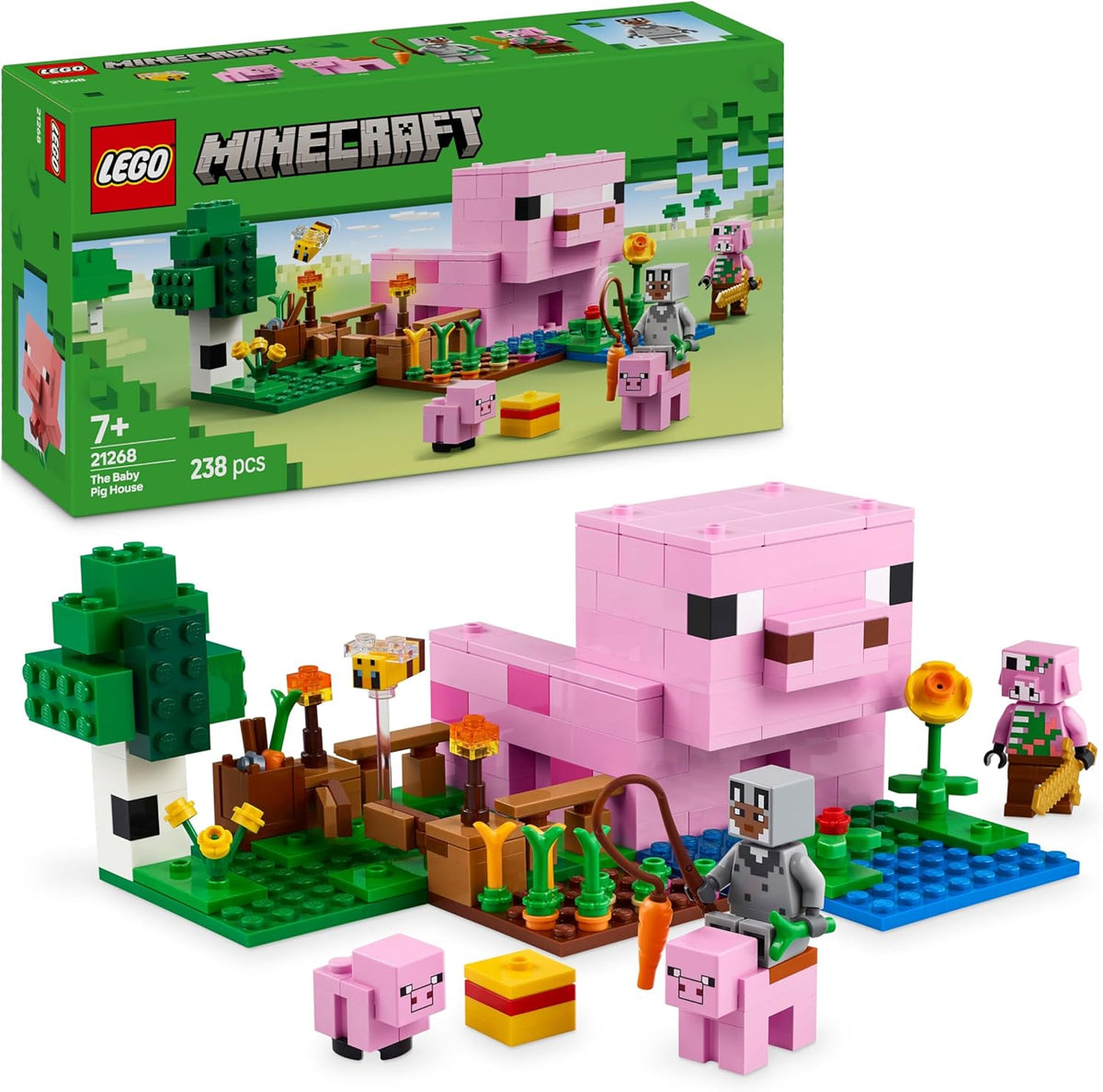 LEGO Minecraft The Baby Pig House (21268) Ages 7+