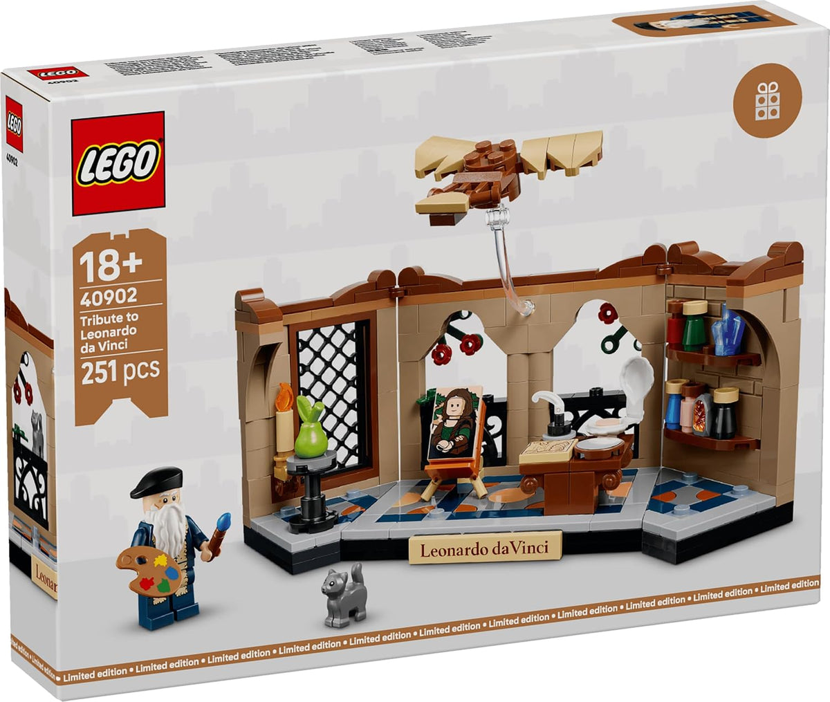 LEGO Tribute to Leonardo da Vinci (40902) Ages 18+
