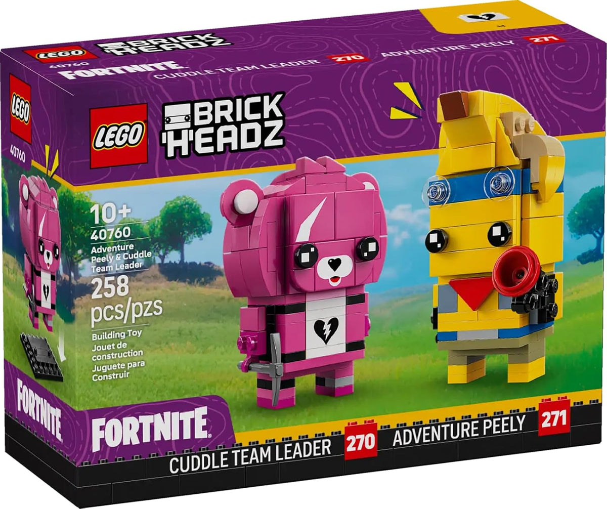 LEGO BrickHeadz Fortnite Adventure Peely & Cuddle Team Leader (40760) Ages 10+