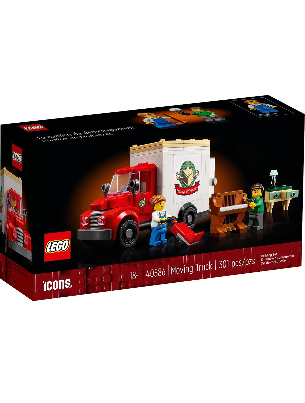 LEGO Icons Limited Edition Moving Truck (40586) Ages 18*