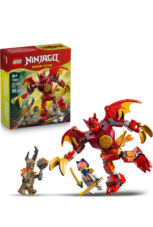 LEGO Ninjago Kai’s Dragon Mech Battle Pack (71851) Ages 6+