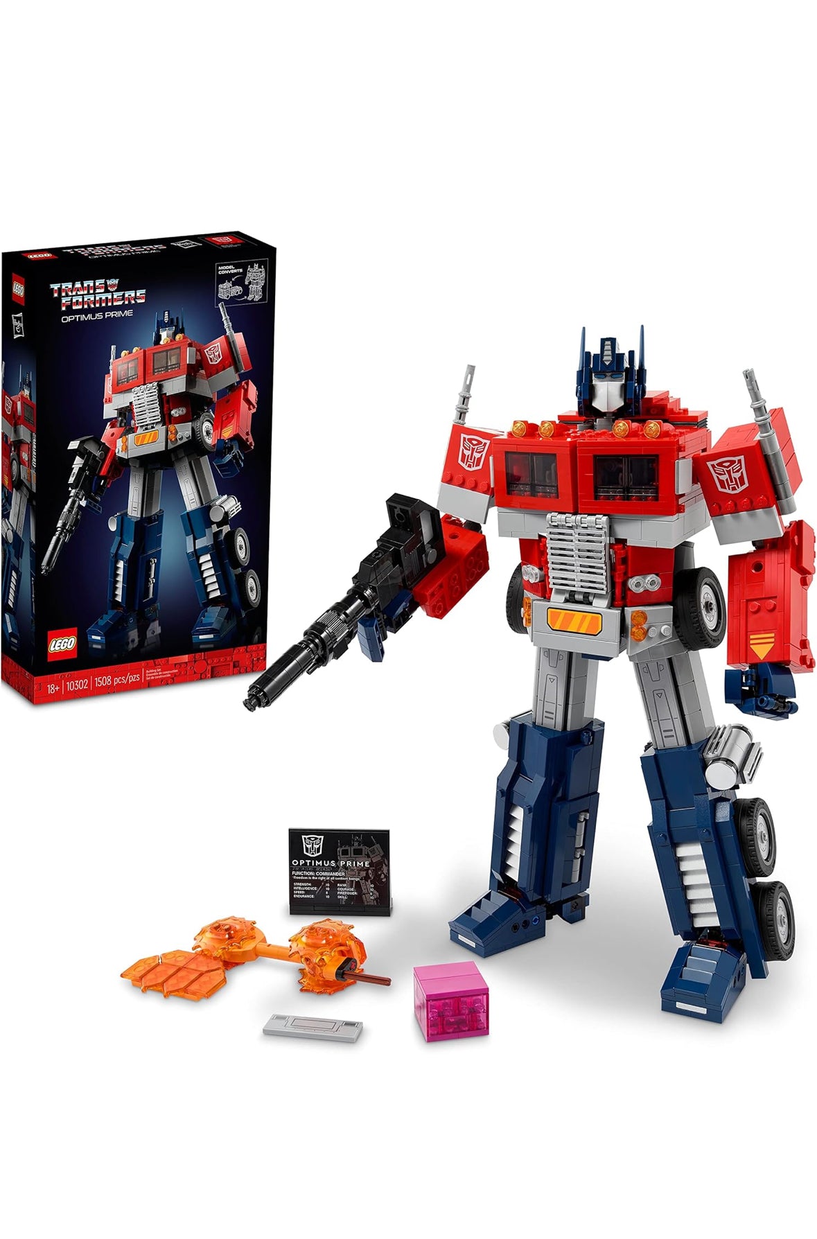 LEGO Icons Transformers Optimus Prime (10302) Ages 18+