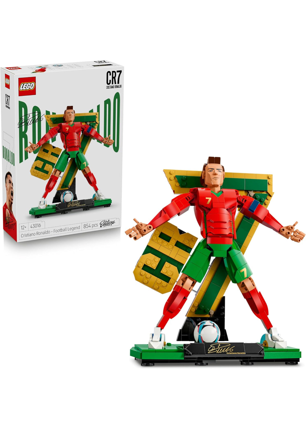 LEGO Editions Cristiano Ronaldo Football Legend (43016) Ages 12+