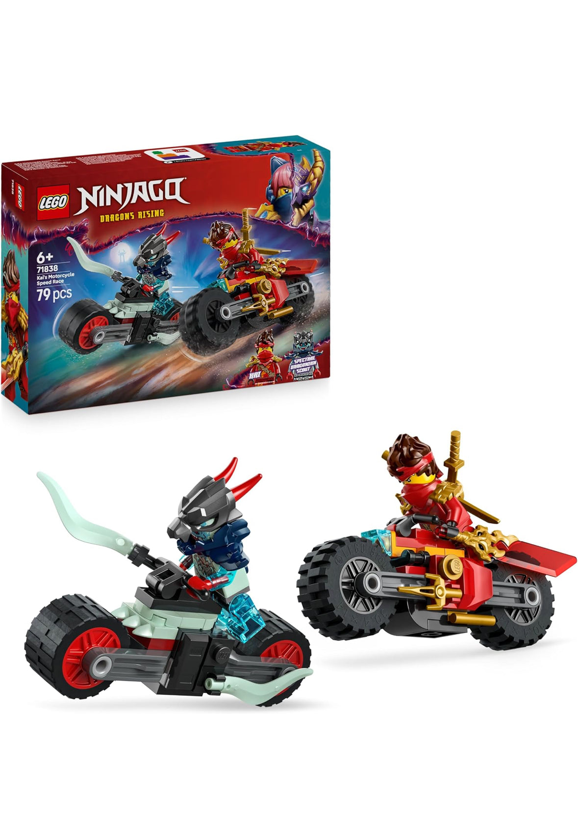 LEGO Ninjago Kai’s Motorcycle Speed Race (71838) Ages 6+