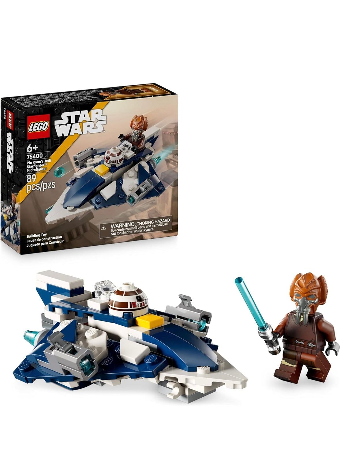LEGO Star Wars Plo Koon’s Jedi Starfighter (75400) Ages 6+