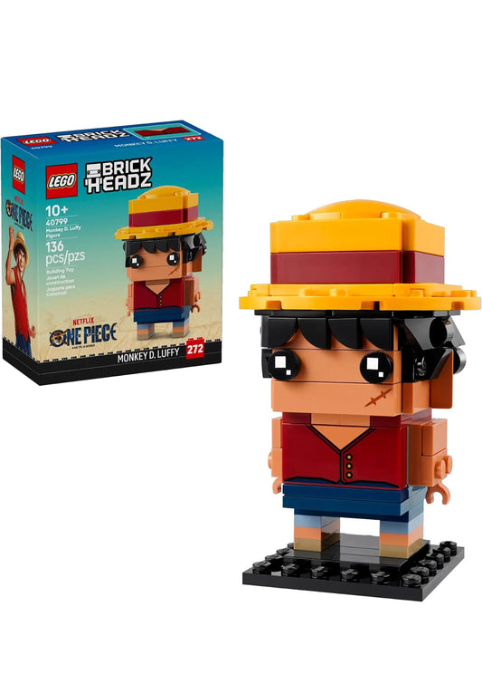 LEGO ONE PIECE BrickHeadz Monkey D.Luffy Figure (40799) Ages 10+
