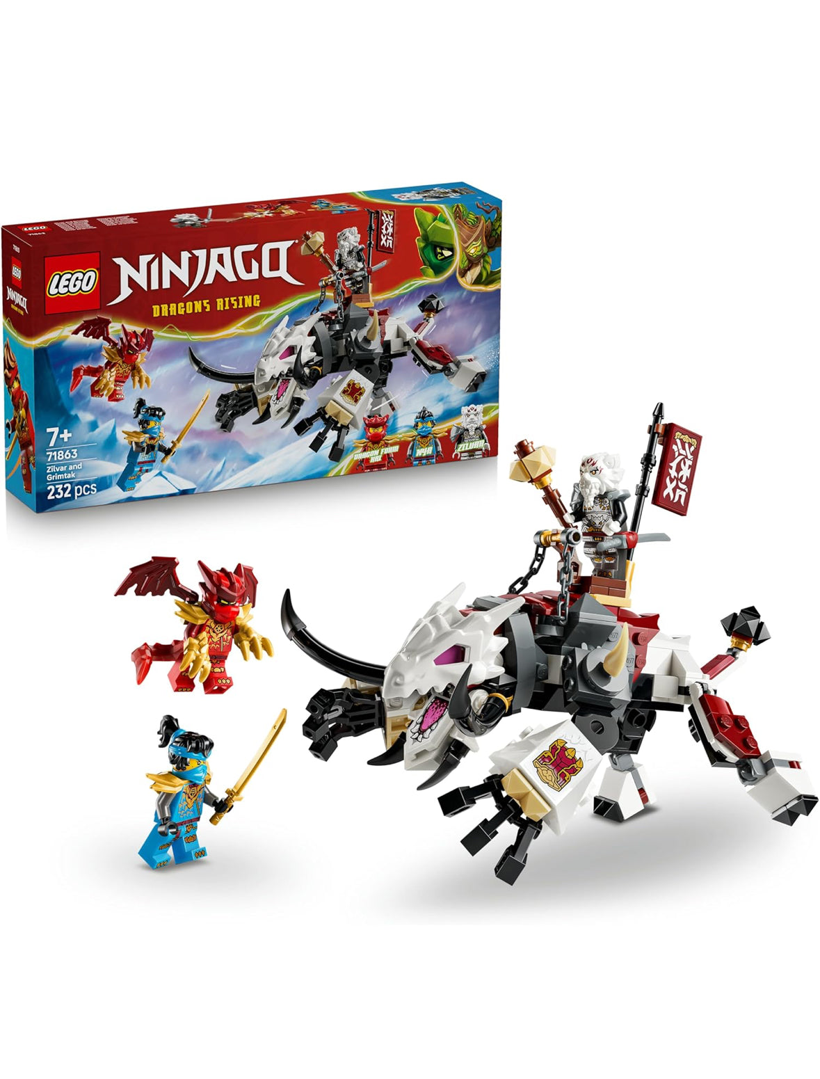 LEGO Ninjago Zilvar and Grimtak (71863) Ages 7+