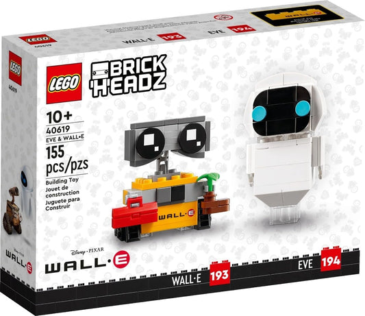 LEGO BrickHeadz Wall-E and EVE (40619) Ages 10+