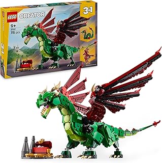 LEGO Creator 3in1 Medieval Dragon Toy (31161) Ages 9+