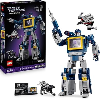 LEGO Icons Transformers Soundwave (10358) Ages 18+