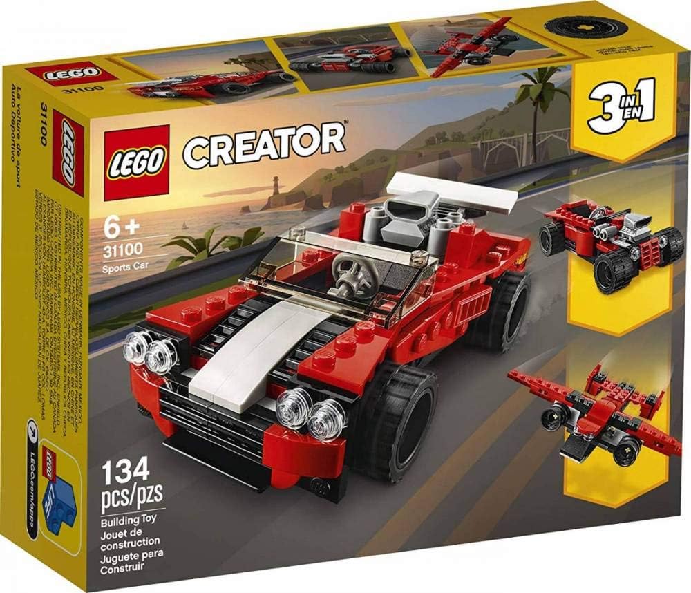LEGO Creator 3 in 1 Sports Car (31100) Ages 6+