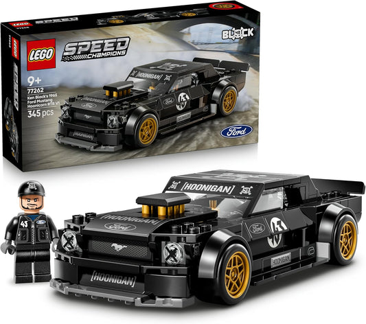 LEGO Speed Champions Ken Blocks 1965 Ford Mustang Hoonicorn V1 Muscle Car (77262) Ages 9+