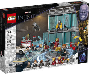 LEGO Marvel Infinity Saga Iron Man Armory (76216) Ages 7+