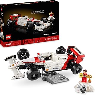 LEGO Icons Mclaren MP4/4 & Ayrton Senna Vehicle Set (10330) Ages 18+