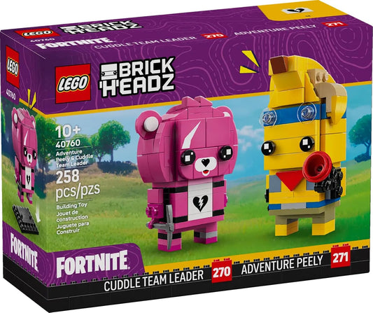 LEGO BrickHeadz Fortnite Adventure Peely & Cuddle Team Leader (40760) Ages 10+