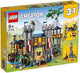 LEGO Creator 3in1 Medieval Castle Toy to Tower or Marketplace, with Skeleton, Dragon Figure, 3 Minifigures and Catapult (31120)Ages 9+